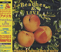 peaches & live - japanese cd