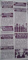 leaflet of gigs in glasgow