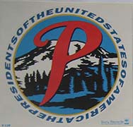mount rainier logo sticker